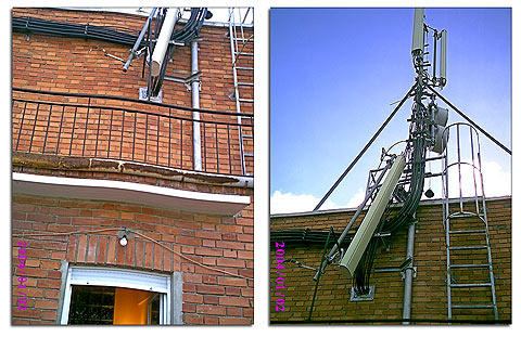 antena de Vodafone en la Avenida de Portugal