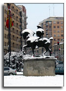 primera nevada del 2006 en Salamanca