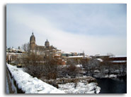 primera nevada del 2006 en Salamanca
